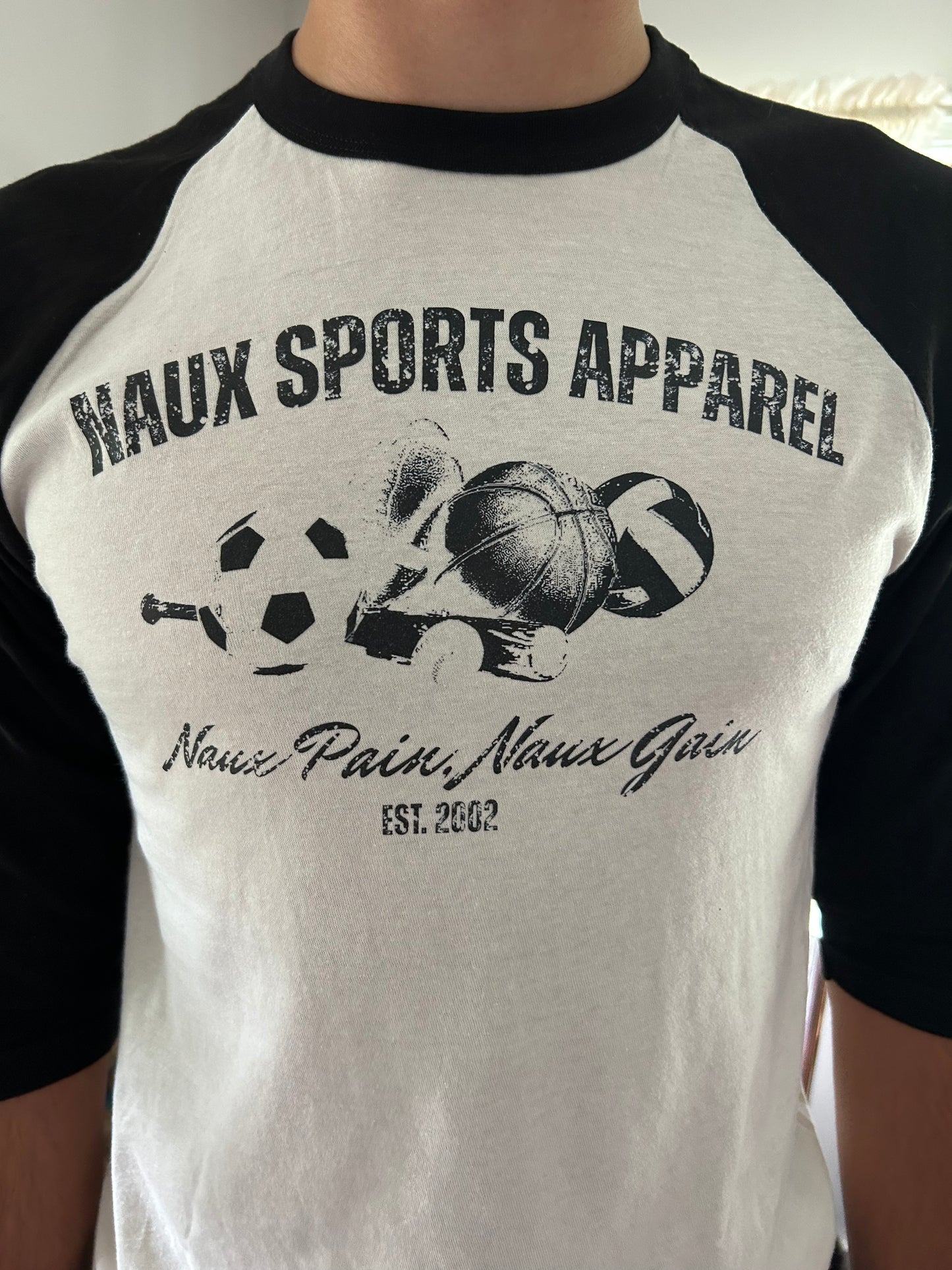 Naux Sports Apparel Raglan Tee